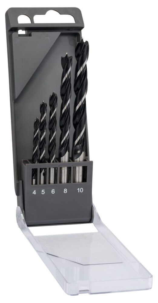 Puuporanteräsarja Craftomat 5-osainen 4-10 mm