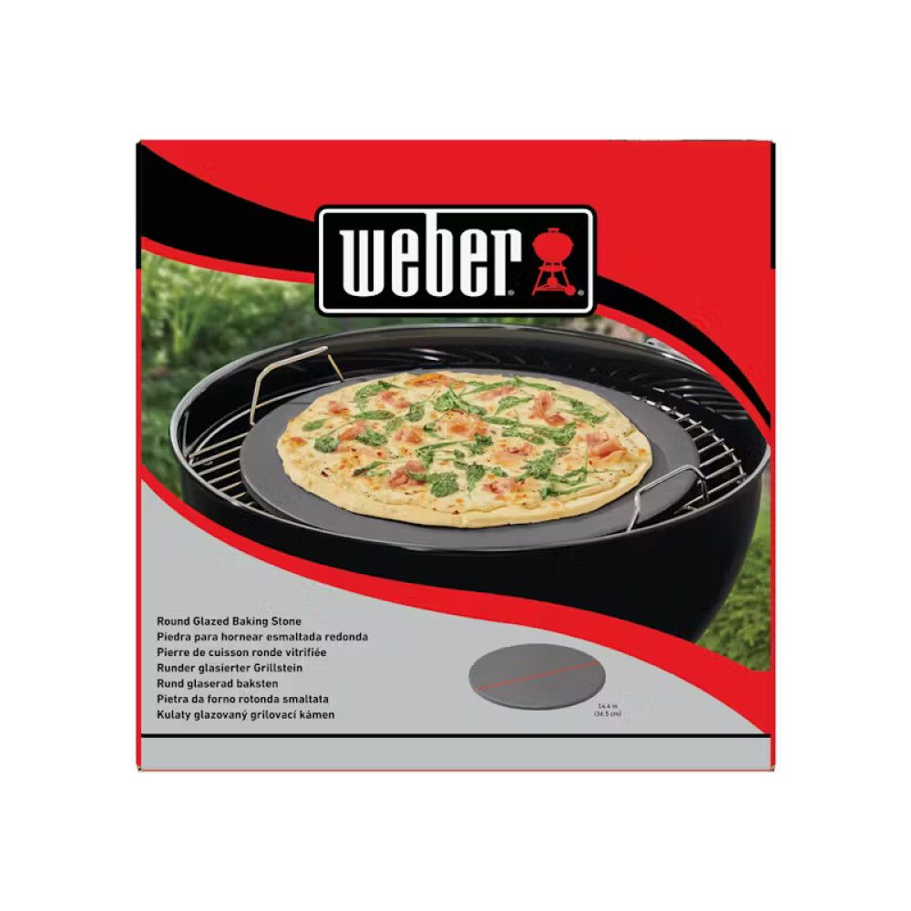 Pizzakivi Weber 36 cm lasitettu