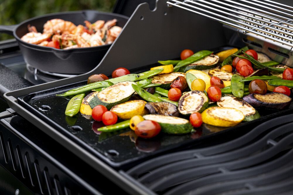 Valurautaparila Napoleon posliiniemaloitu 2-puolinen