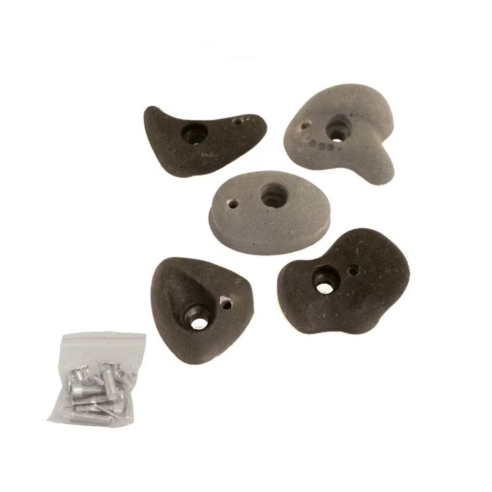 Kiipeilyotteet 5 kpl musta-harmaa