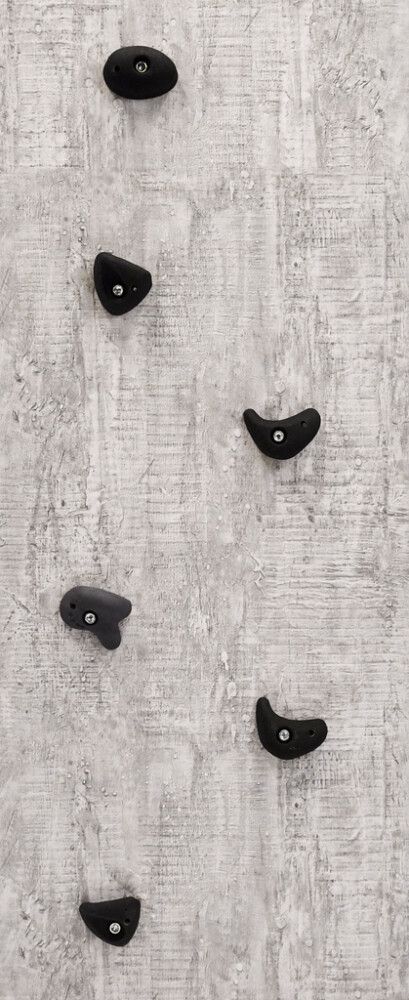 Kiipeilyotteet 5 kpl musta-harmaa