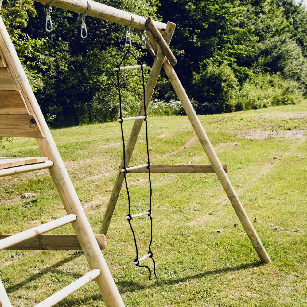 Köysitikkaat musta köysi