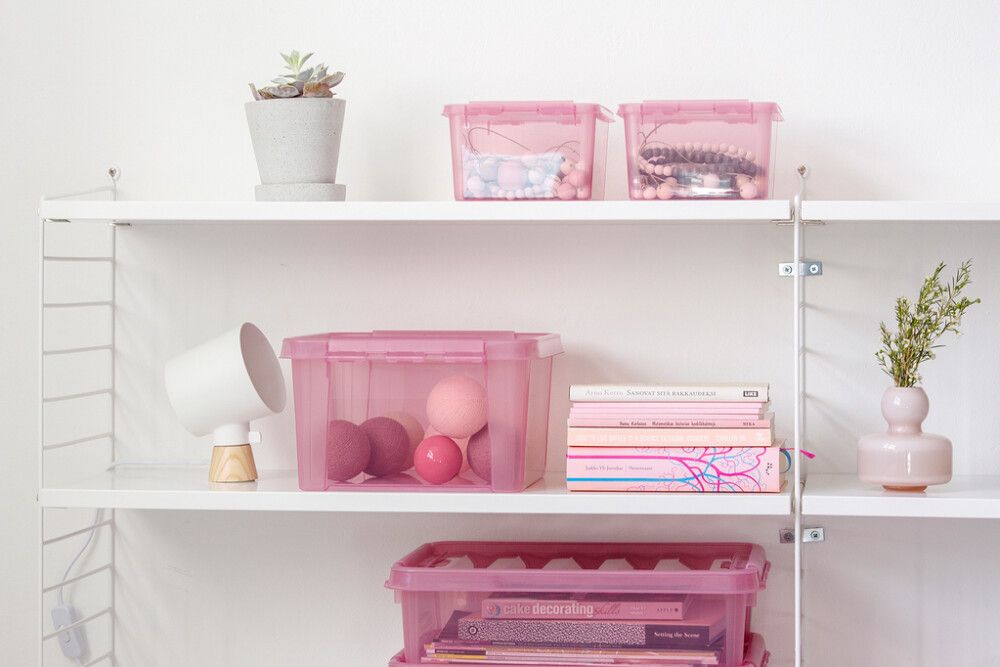 Säilytyslaatikko SmartStore Colour 14 L Roosa 40 x 30 x 18 cm