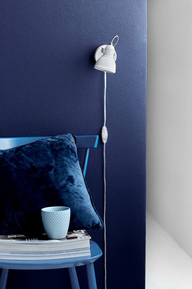 Seinäspotti Nordlux Aslak 1-os valkoinen Ø 8 cm