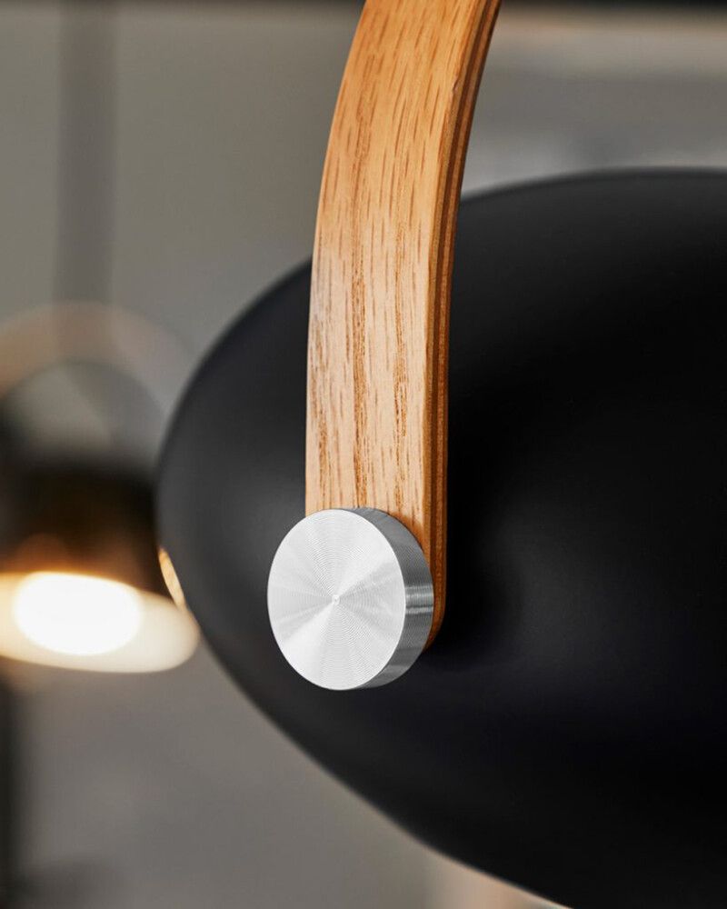 Riippuvalaisin Halotech D.C Musta/tammi Ø40 cm