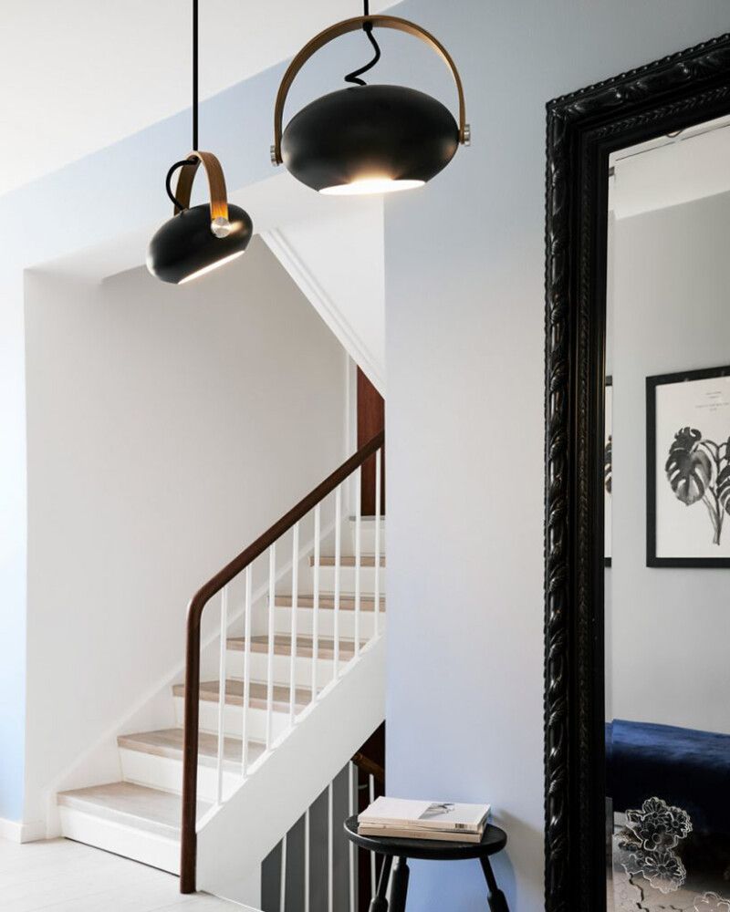 Riippuvalaisin Halotech D.C Musta/tammi Ø40 cm