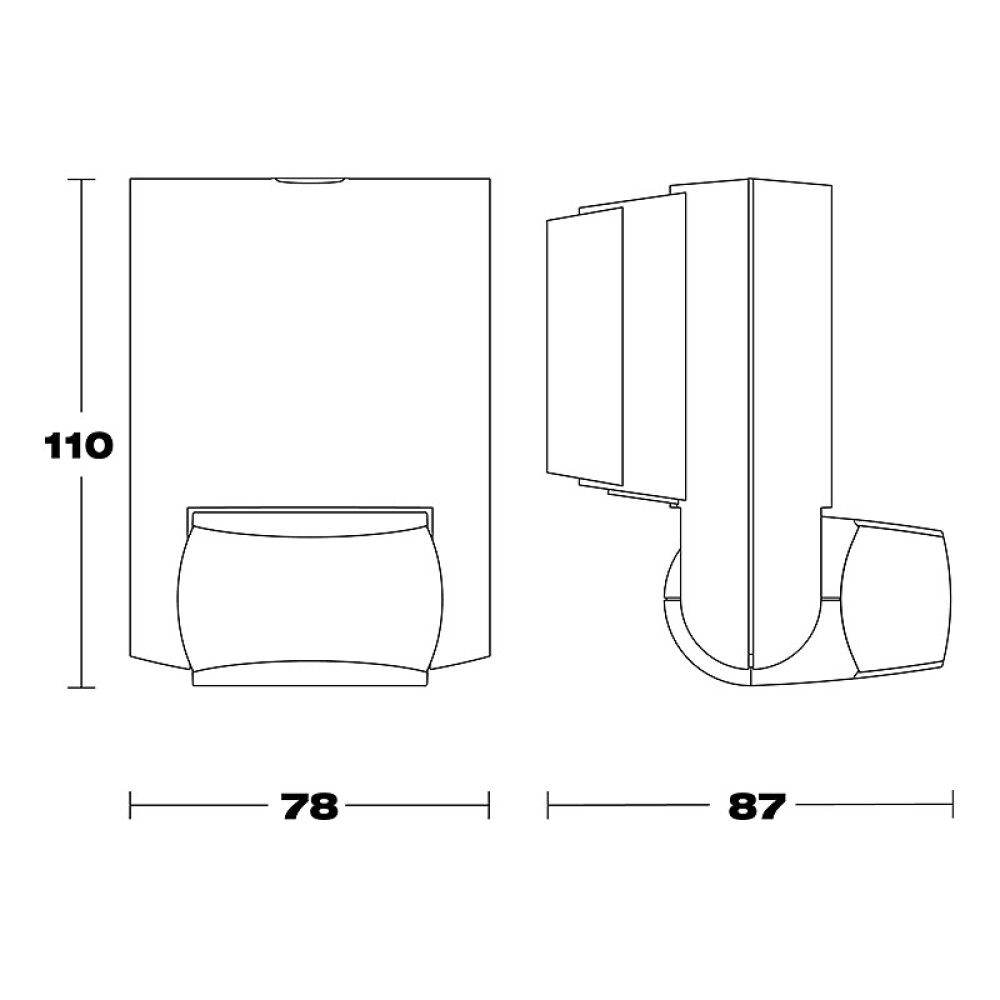 Liiketunnistin Steinel IS130-2 valkoinen