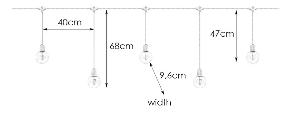 Valosarja Markslöjd Garden24 10-os