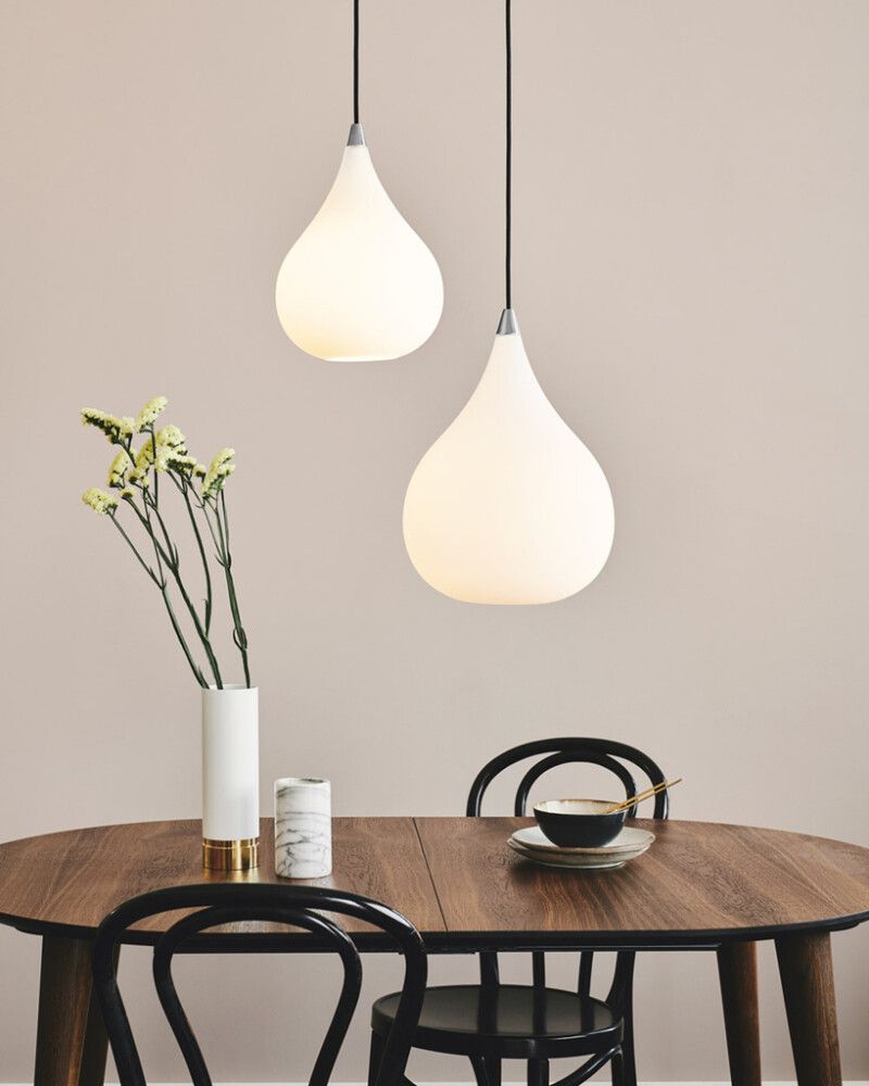 Riippuvalaisin Halotech Drops Valkoinen 30 cm