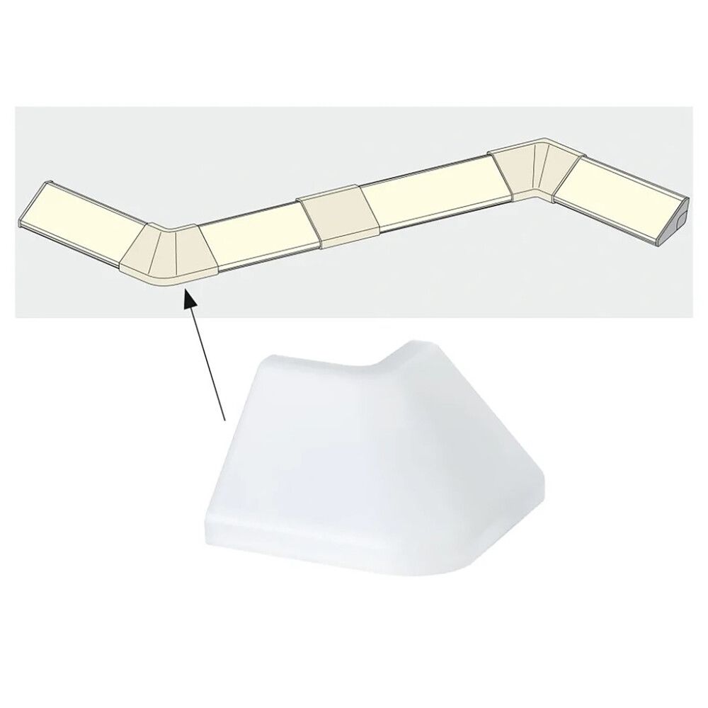 Delta listan ulkokulma Paulmann satiini 2 kpl/pkt