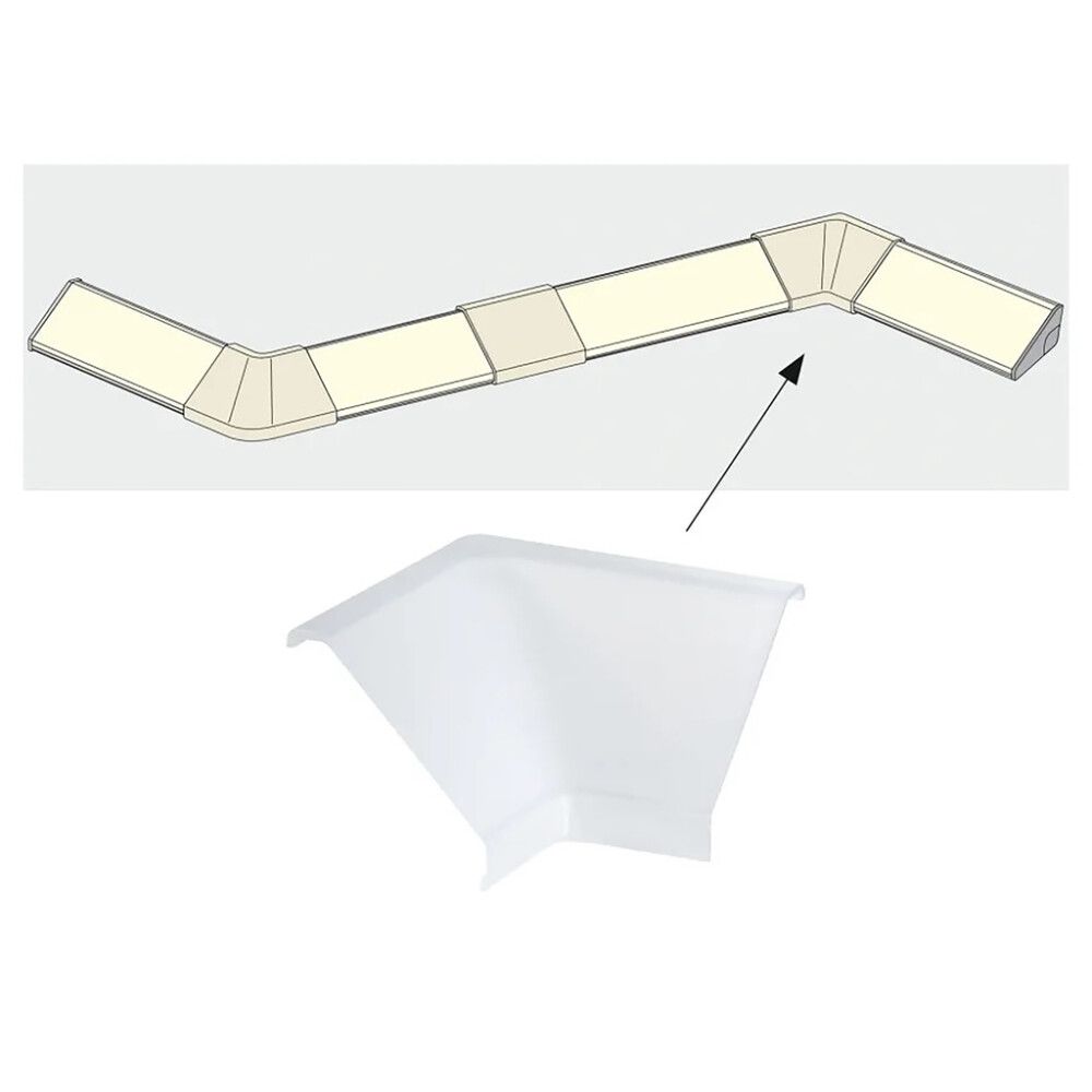 Delta listan sisäkulma Paulmann satiini 2 kpl/pkt