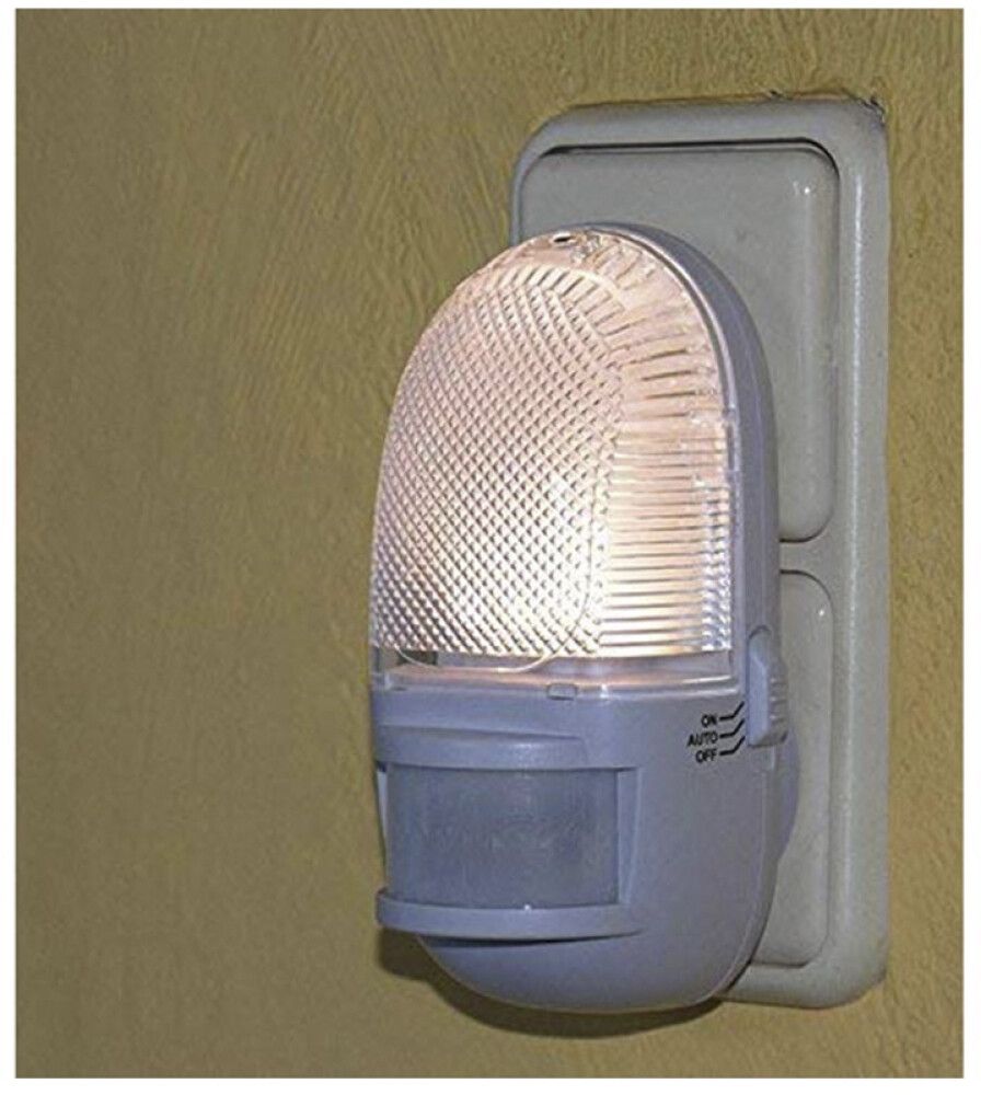 Yövalo liiketunnistimella REV Ritter 1 W