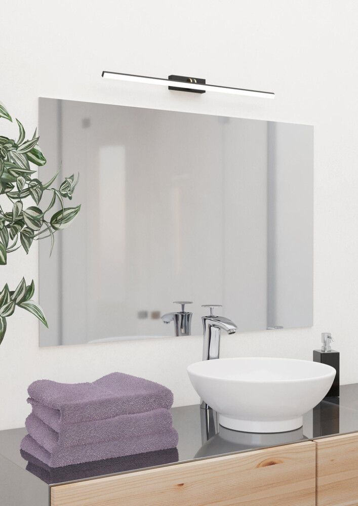 Peilivalaisin Eglo Verdello musta/messinki