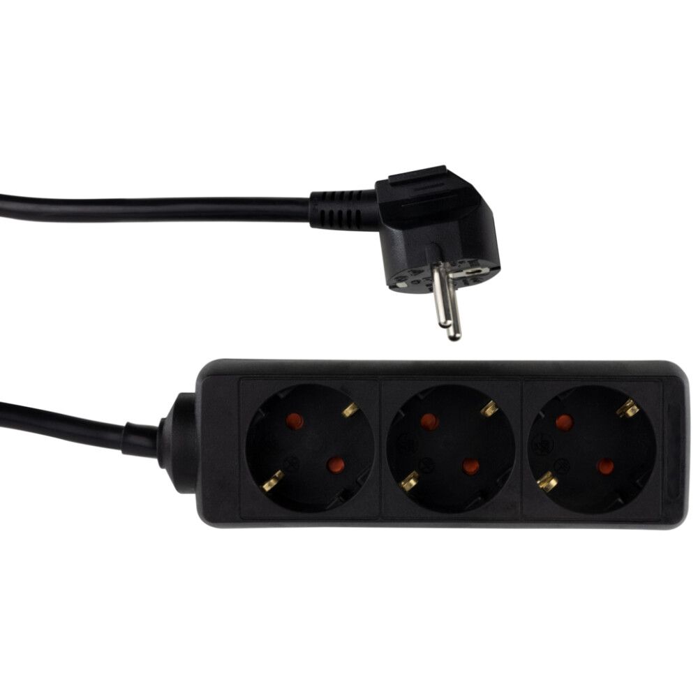 Jatkojohto Rev 3-Osainen 1,4M Voltomat Musta