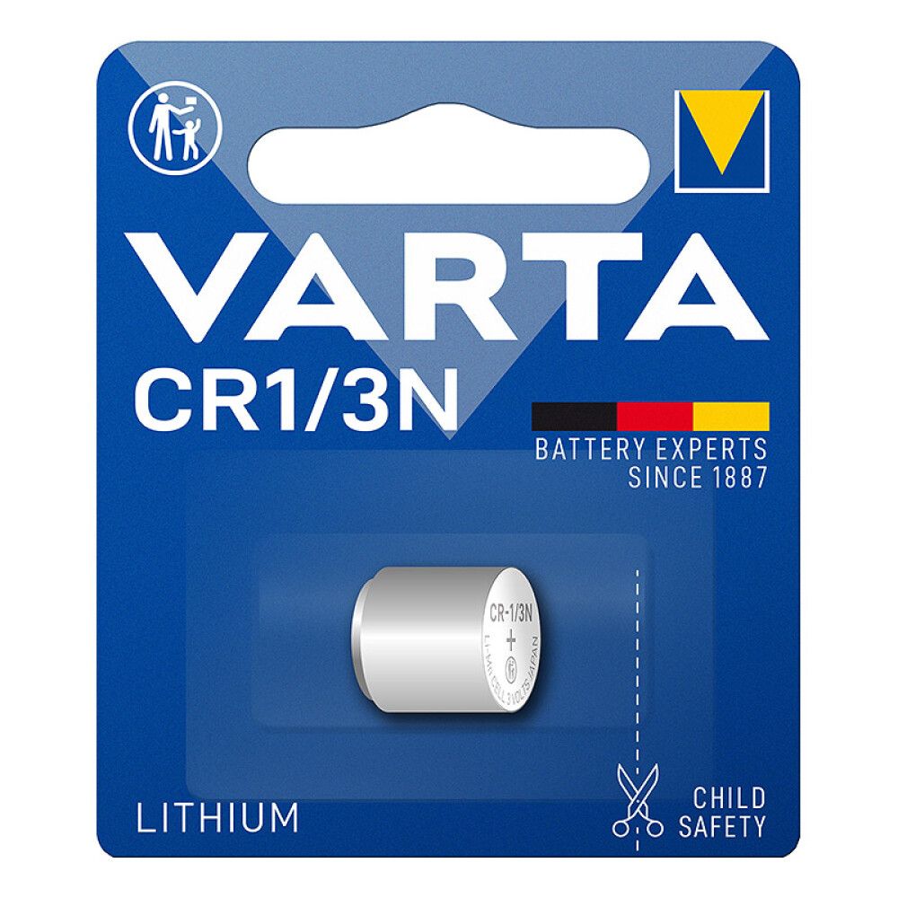 Nappiparisto Varta Lithium CR1/3N 1 kpl/pkt
