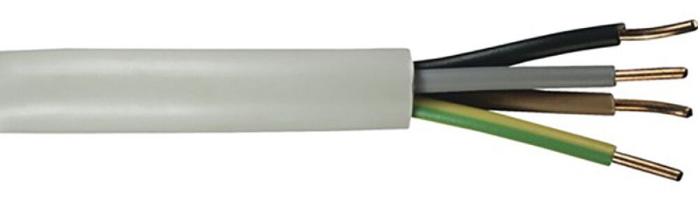 Asennuskaapeli Kabelexpress NYM-J 4x1,5 harmaa 10 m