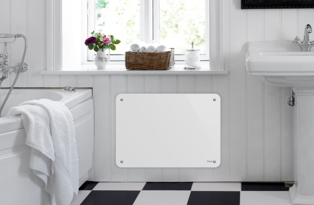 Lasilämmitin Termo ECO 800 W valkoinen 67 x 4,9 x 42,5 cm