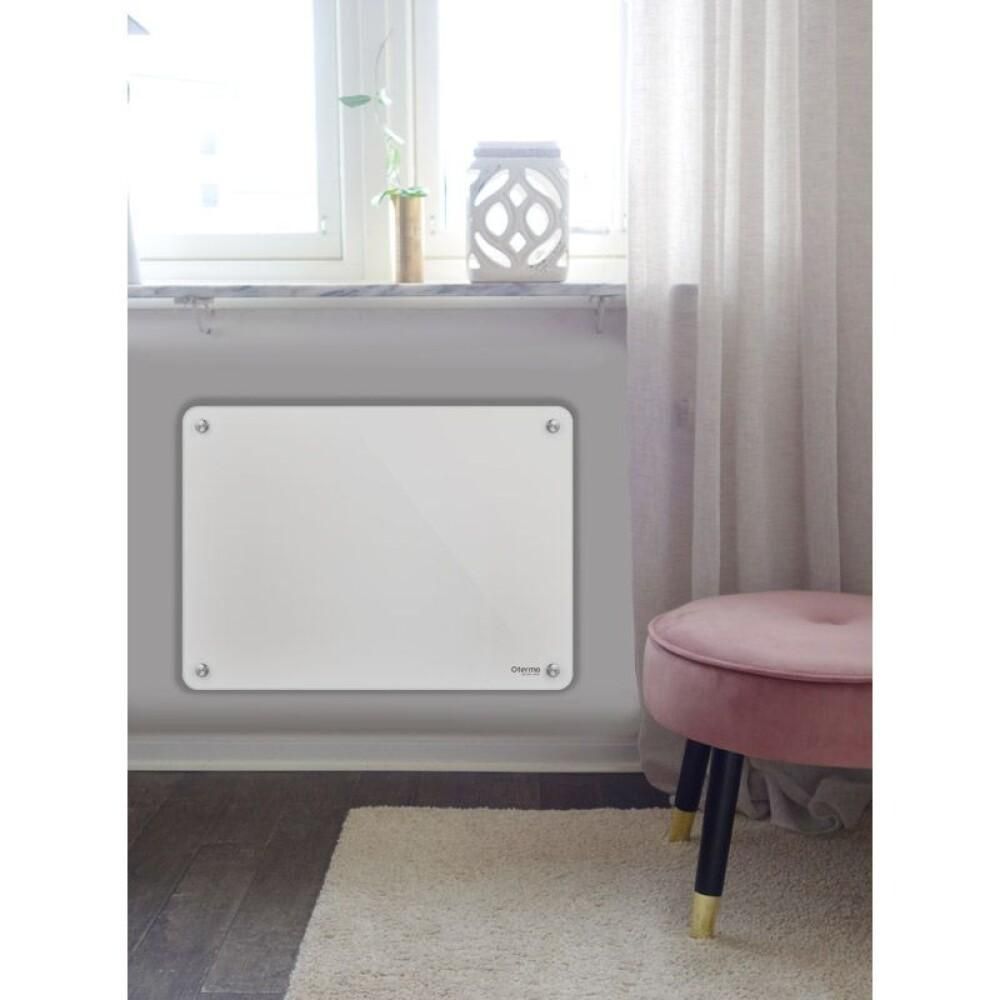 Lasilämmitin Termo ECO 400 W valkoinen 48 x 4,9 x 35 cm