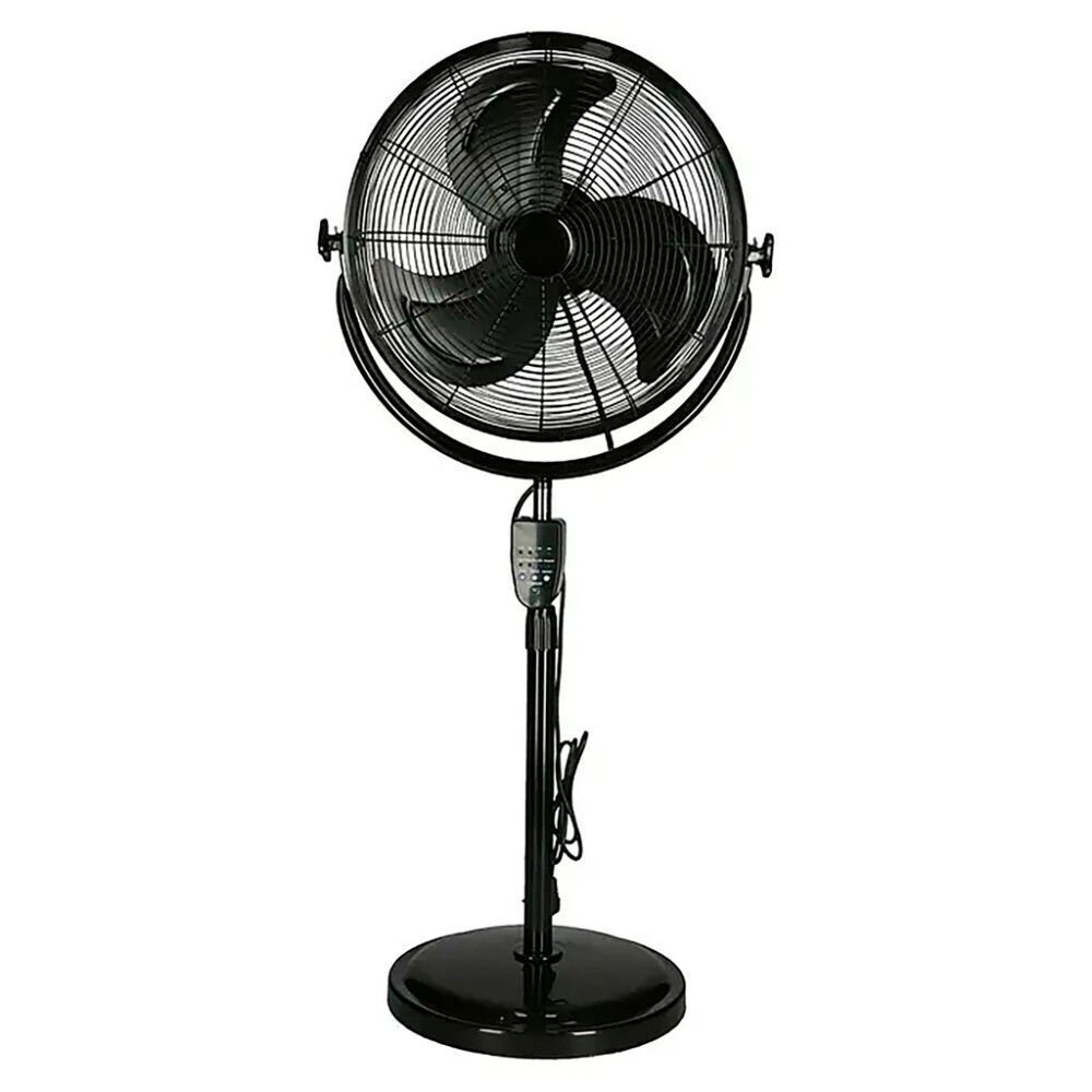 Lattiatuuletin Voltomat Air musta Ø 45 x 135 cm