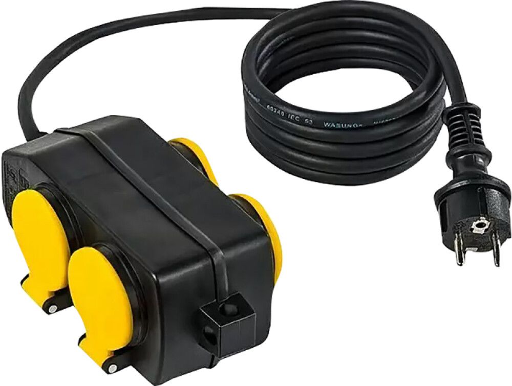 Jatkojohto 4-os Musta 10 m