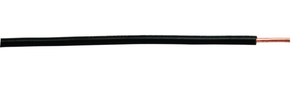 Asennusjohto Kabelexpress H07V-U 1,5 mm² musta 100 m