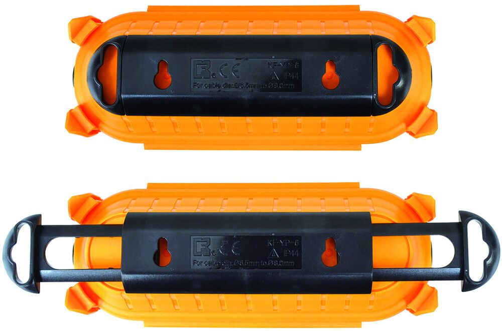 Suojakotelo jatkojohdolle Brennenstuhl® Safe-Box BIG oranssi IP44