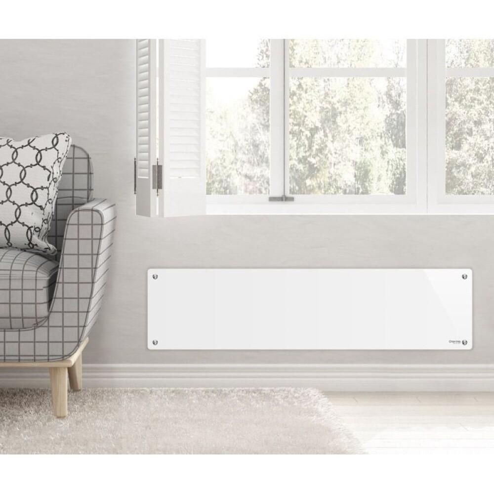 Lasilämmitin Termo ECO 900 W valkoinen 100 x 4,9 x 25 cm