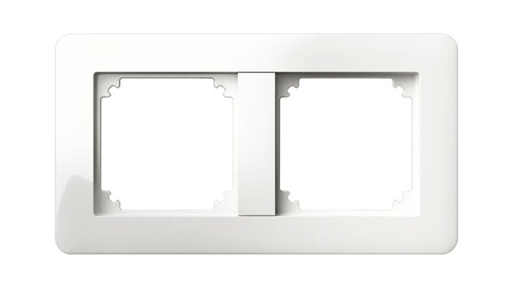 Kehys Schneider Electric Exxact 2-osainen valkoinen
