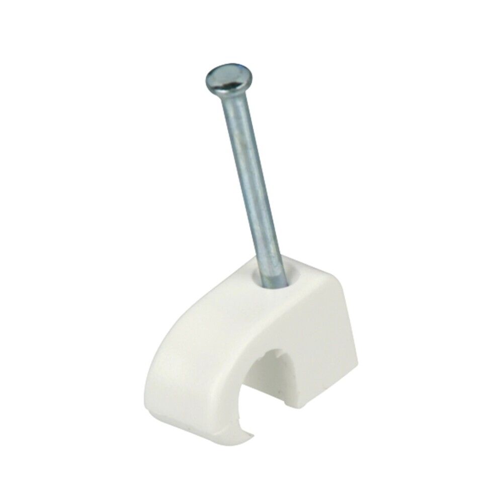 Naulakiinnike Rev 7-11mm 25KPL Valkoinen