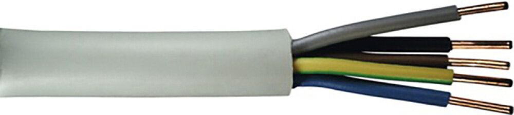 Asennuskaapeli Kabelexpress NYM-J 5x2,5 harmaa 20 m