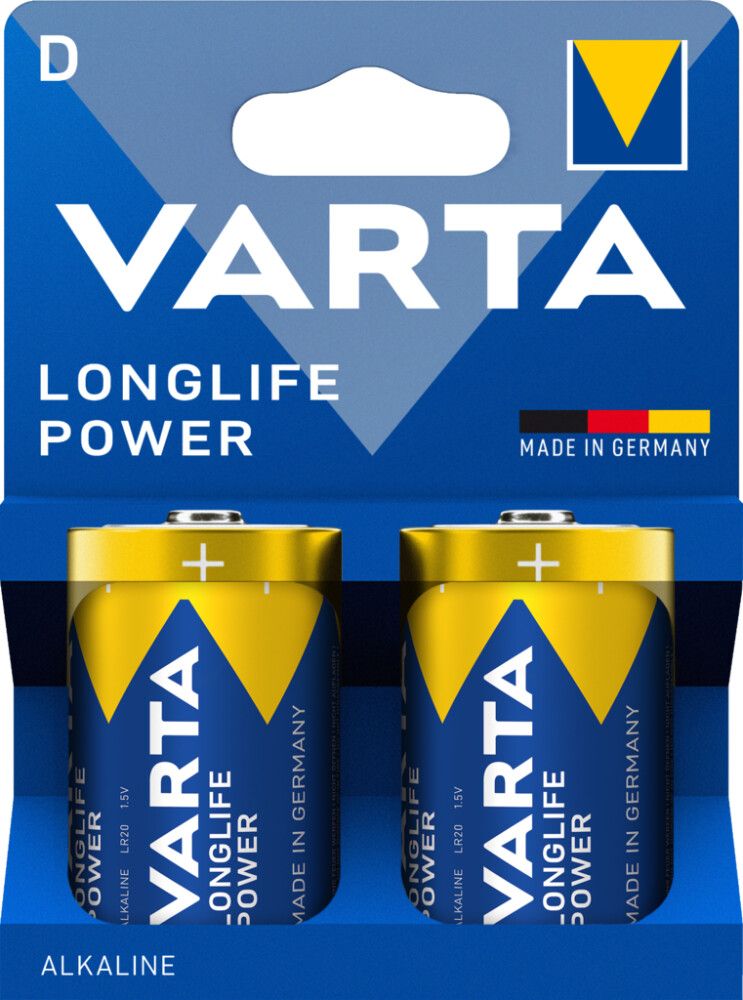 Paristo Varta Longlife Power D 2 kpl/pkt