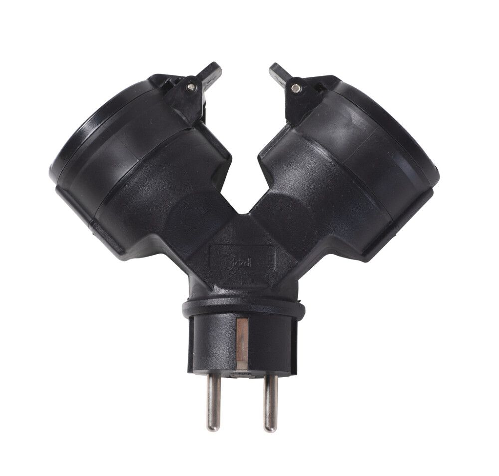 Haaroitin Airam ulkokäyttöön 2-os musta