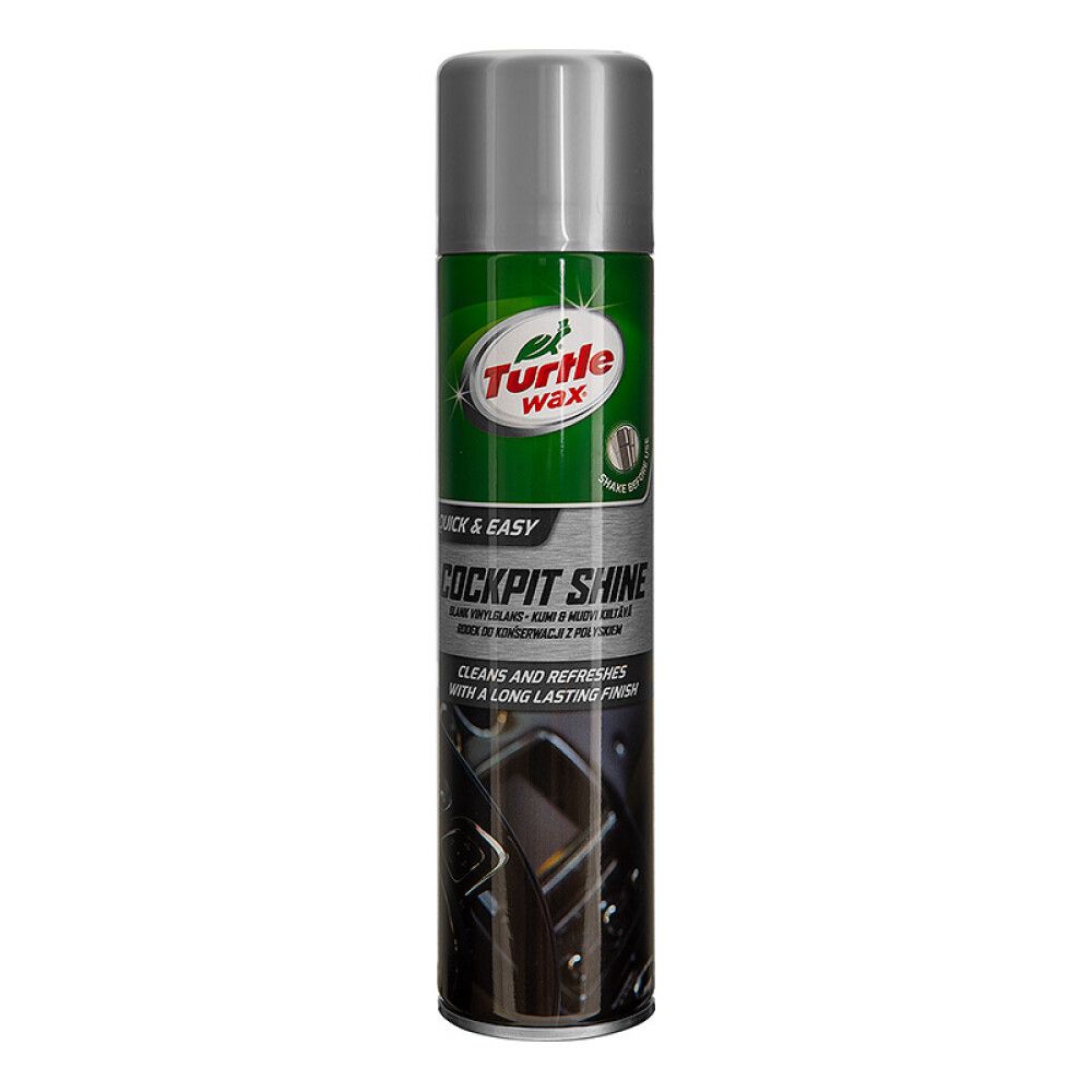Kiillotusaine kumille ja muoville Turtle Wax Cockpit Shine Blank Spray 300 ml