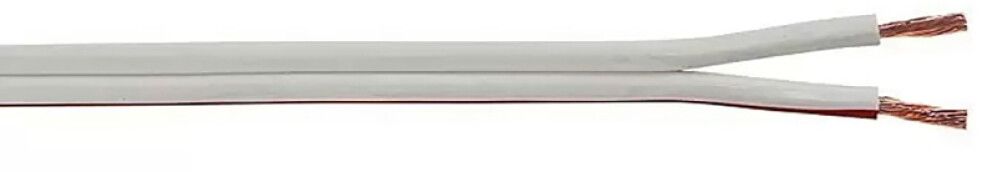 Parikaapeli Kabelexpress XYFAZ-H 2x0,75 valkoinen 5 m