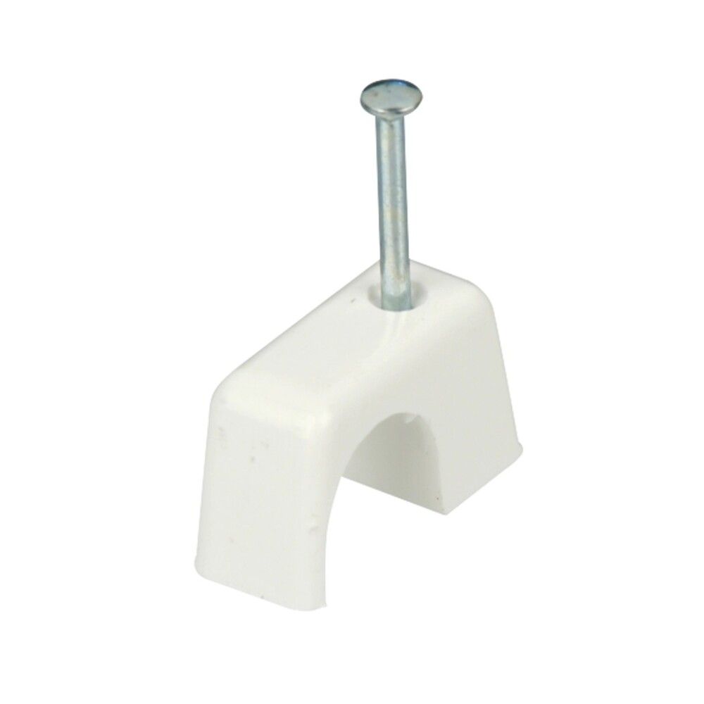 Naulakiinnike Rev 10-14mm 10KPL Valkoinen