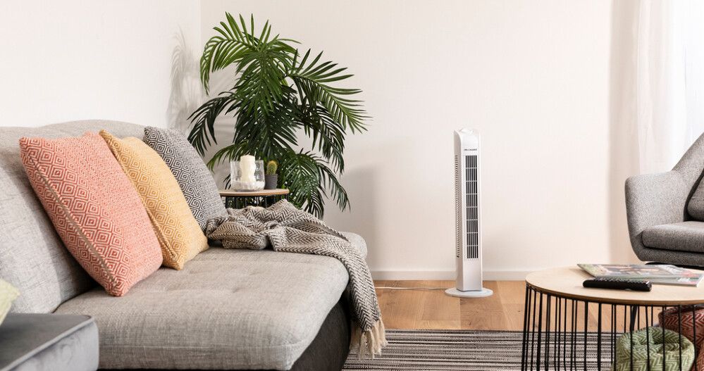 Tornituuletin Voltomat Air valkoinen 76 cm