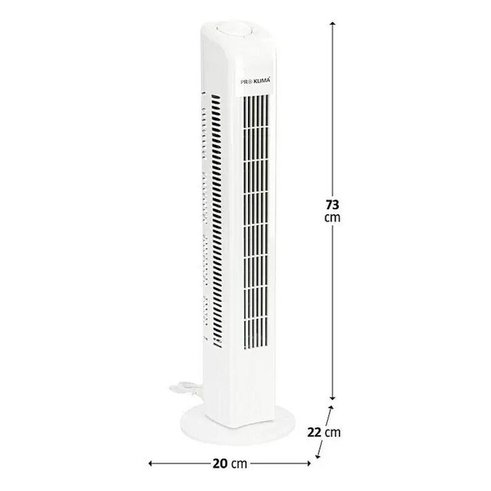 Tornituuletin Voltomat Air valkoinen 76 cm