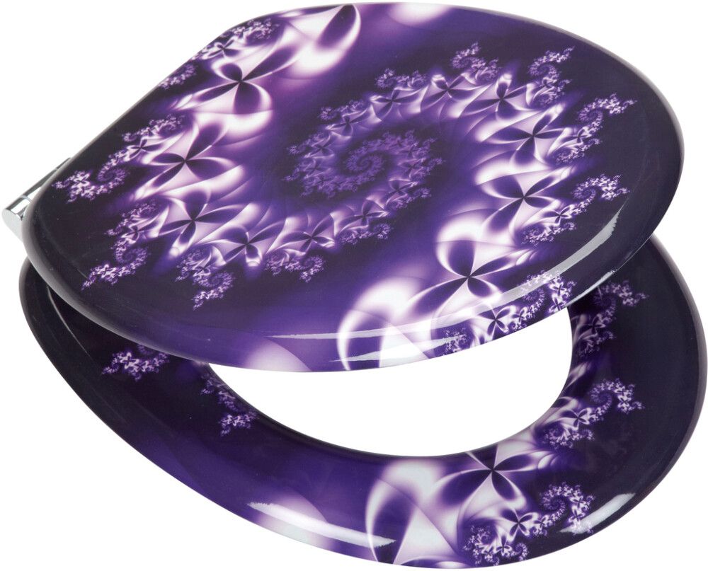 Wc-istuinkansi Violet 3D-efektillä