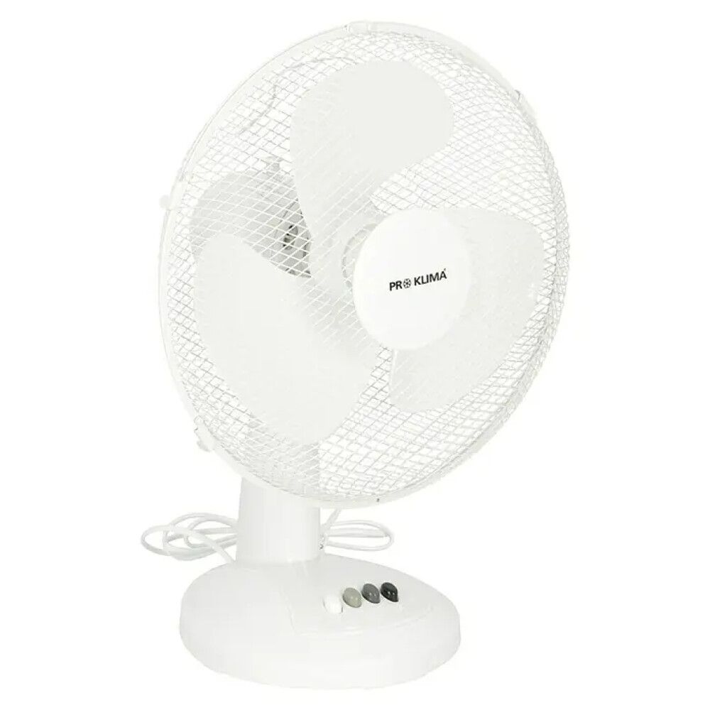 Pöytätuuletin Voltomat Air valkoinen Ø 30 cm