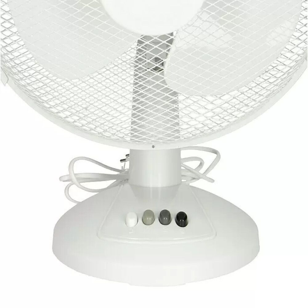 Pöytätuuletin Voltomat Air valkoinen Ø 30 cm