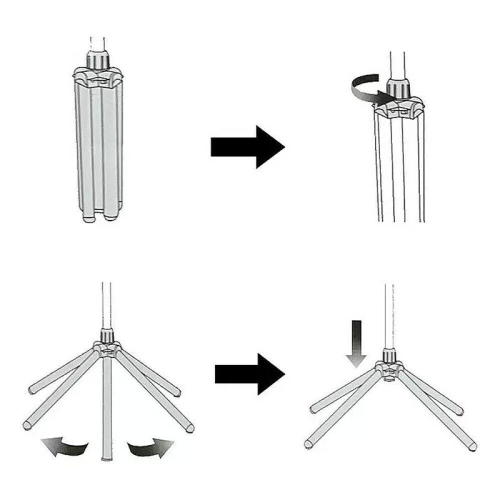 Lattiatuuletin Voltomat Air musta Ø 40 x 125 cm