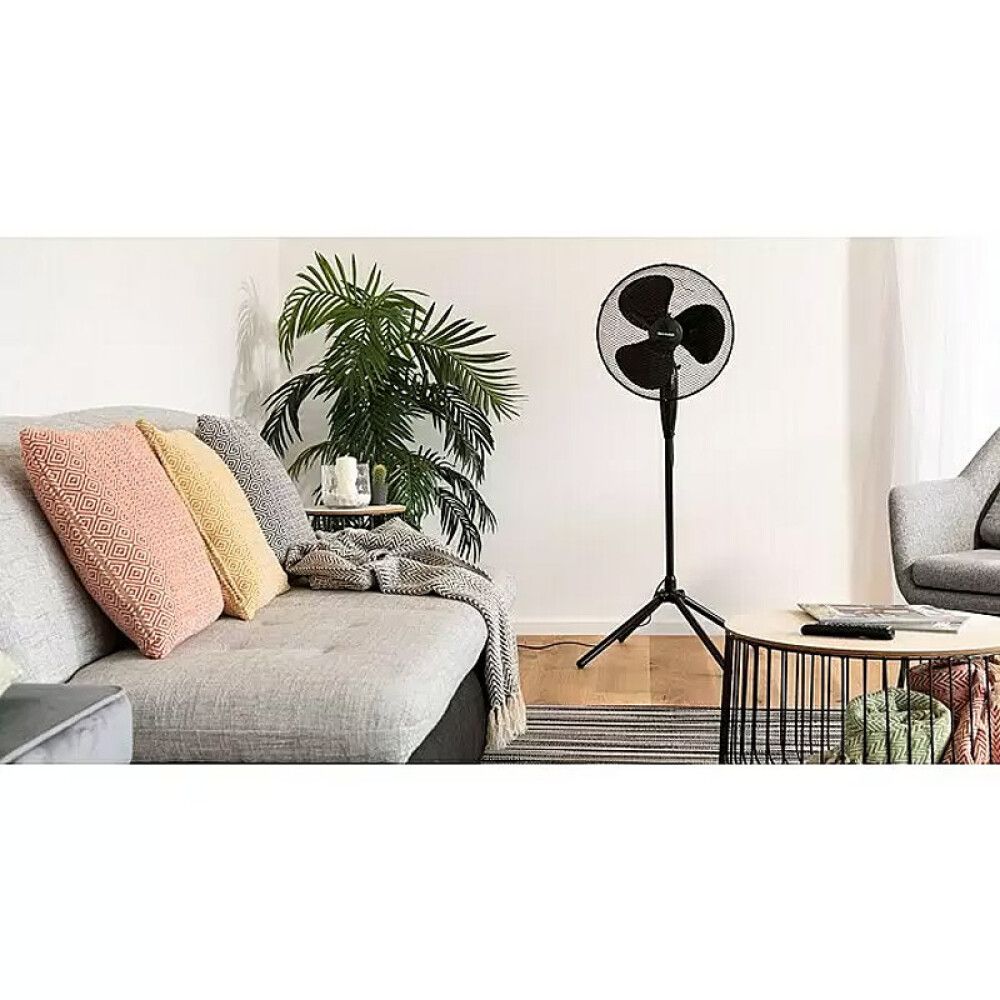 Lattiatuuletin Voltomat Air musta Ø 40 x 125 cm