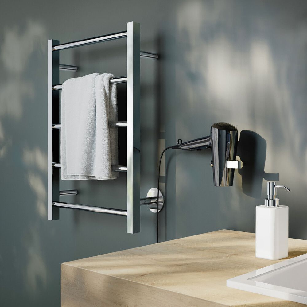 Pyyhekuivain Smedbo Dry FK705 kiiltävä RST 500 x 112 x 689 mm