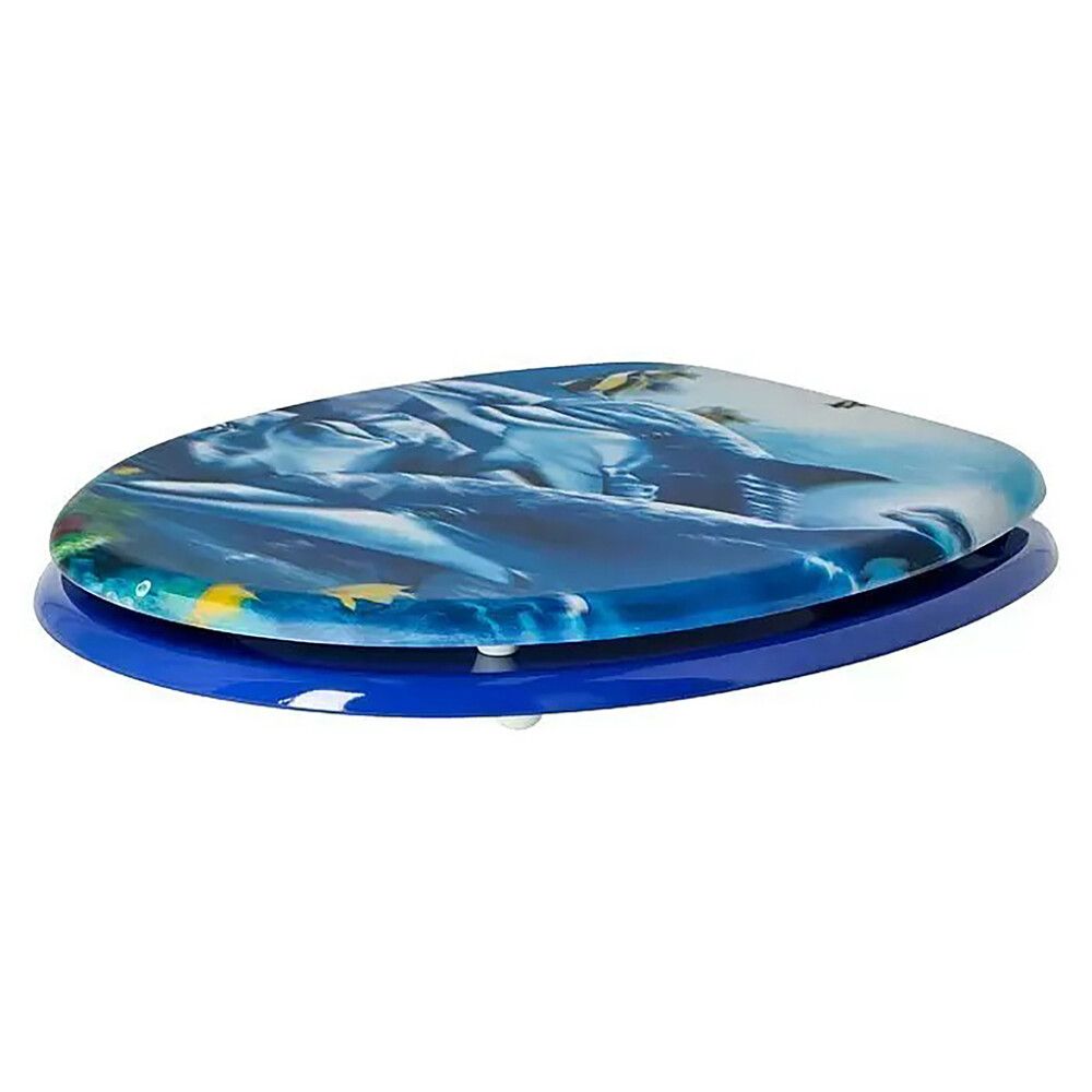 WC-istuinkansi Poseidon Sea Life 3D-efektillä