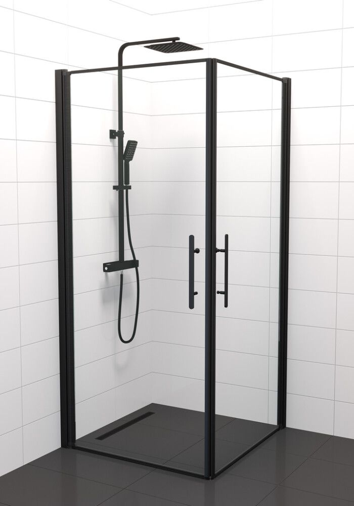 Yläprofiilisetti Skärgård Musta Suoralle Ovelle 2 kpl