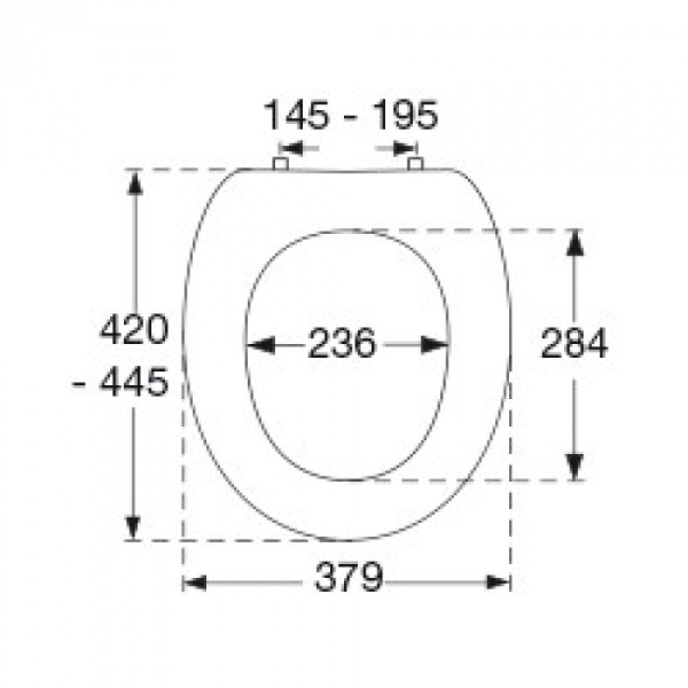 Wc-istuinkansi Pressalit Liberty Manhattan Harmaa