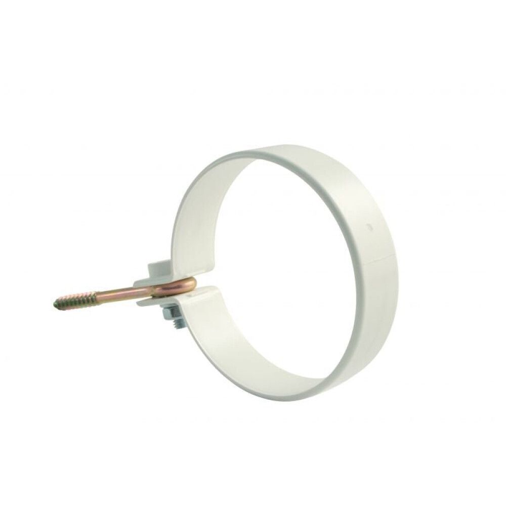 Syöksyputken kiinnike Marley DN 75 valkoinen 2 kpl