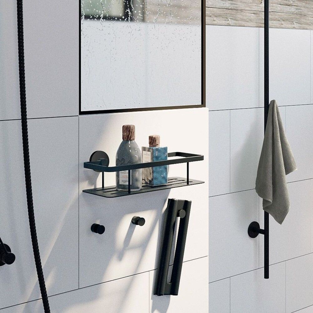 Asennuslevy suihkukoreille Smedbo FB966 Musta