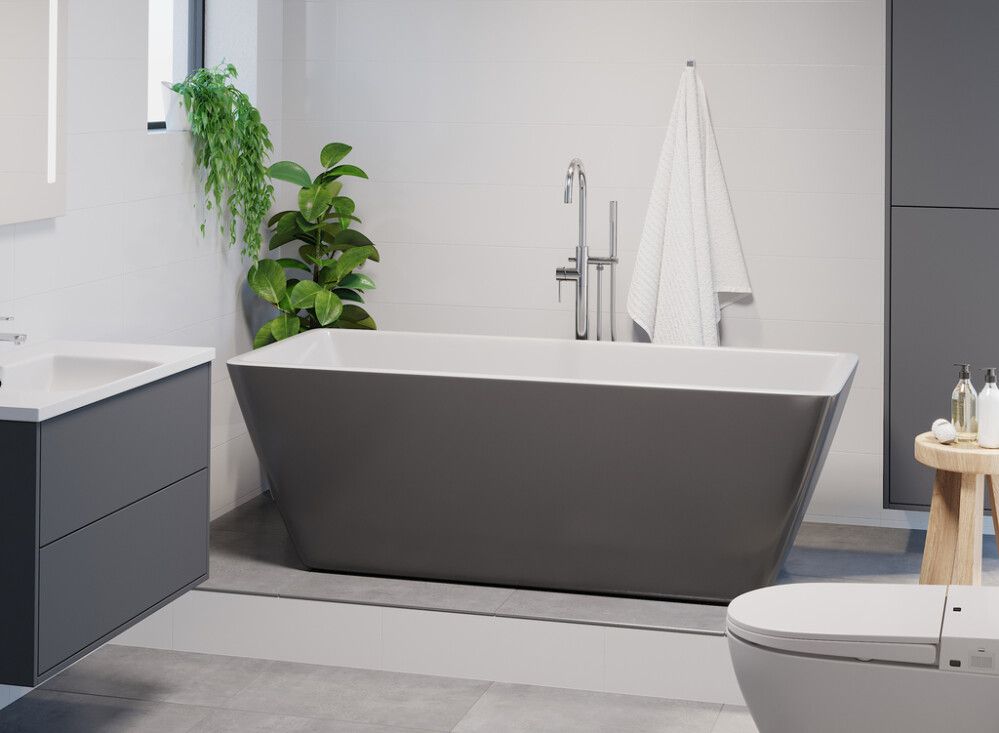 Kylpyamme Camargue Marstrand Valkoinen/harmaa