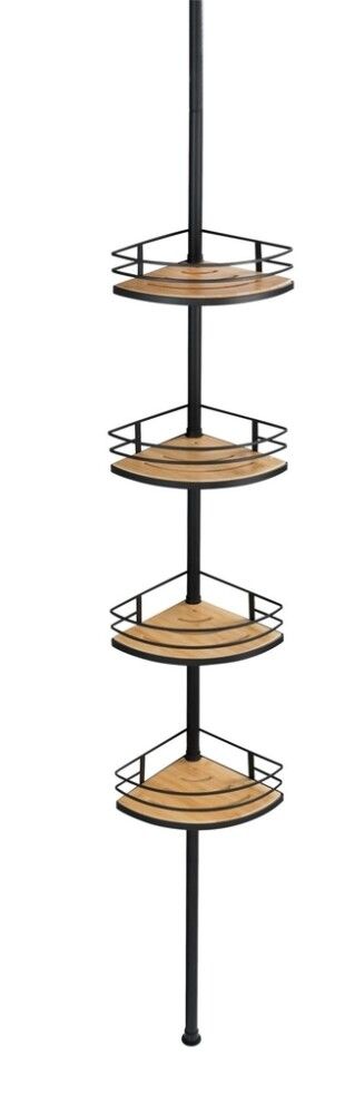 Suihkukulmahylly Dolcedo bambu